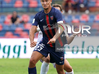 Michael Venturi of Cosenza is in action during the Serie B match between Cosenza and Sampdoria at the Stadio ''Gigi Marulla'' in Cosenza, It...