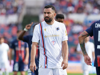 Massimo Coda of UC Sampdoria is in action during the Serie B match between Cosenza and Sampdoria at the Stadio ''Gigi Marulla'' in Cosenza,...