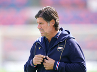 Andrea Sottil, head coach of UC Sampdoria, watches the Serie B match between Cosenza and Sampdoria at the Stadio ''Gigi Marulla'' in Cosenza...