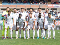 Players from UC Sampdoria participate in the Serie B match against Cosenza Calcio in Cosenza, Italy, on September 15, 2024 (