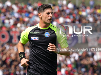 Referee Giuseppe Collu officiates the Serie B match between Cosenza and Sampdoria at the Stadio ''Gigi Marulla'' in Cosenza, Italy, on Septe...