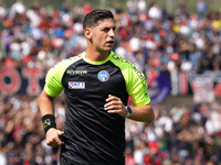 Referee Giuseppe Collu officiates the Serie B match between Cosenza and Sampdoria at the Stadio ''Gigi Marulla'' in Cosenza, Italy, on Septe...