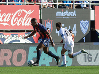 Johan Romana of San Lorenzo is seen in action during the match between San Lorenzo and Velez as part of Copa de la Liga 2024 at Estadio Pedr...