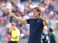 Andrea Sottil, head coach of UC Sampdoria, watches the Serie B match between Cosenza and Sampdoria at the Stadio ''Gigi Marulla'' in Cosenza...