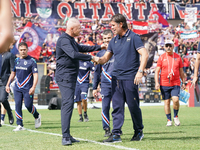 Massimiliano Alvini, head coach of Cosenza Calcio, during the Serie B match between Cosenza and Sampdoria at the Stadio ''Gigi Marulla'' in...