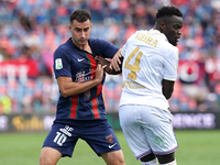 Tommaso Fumagalli of Cosenza is in action during the Serie B match between Cosenza and Sampdoria at the Stadio ''Gigi Marulla'' in Cosenza,...