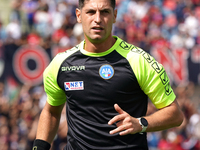 Referee Giuseppe Collu officiates the Serie B match between Cosenza and Sampdoria at the Stadio ''Gigi Marulla'' in Cosenza, Italy, on Septe...