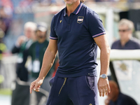 Andrea Sottil, head coach of UC Sampdoria, watches the Serie B match between Cosenza and Sampdoria at the Stadio ''Gigi Marulla'' in Cosenza...