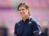 Andrea Sottil, head coach of UC Sampdoria, watches the Serie B match between Cosenza and Sampdoria at the Stadio ''Gigi Marulla'' in Cosenza...