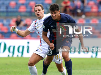 Michael Venturi of Cosenza is in action during the Serie B match between Cosenza and Sampdoria at the Stadio ''Gigi Marulla'' in Cosenza, It...