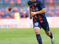 Tommaso Fumagalli of Cosenza is in action during the Serie B match between Cosenza and Sampdoria at the Stadio ''Gigi Marulla'' in Cosenza,...