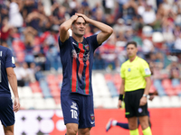 Tommaso Fumagalli of Cosenza gestures during the Serie B match between Cosenza and Sampdoria at the Stadio Gigi Marulla in Cosenza, Italy, o...