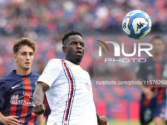 Ronaldo Vieira of UC Sampdoria is in action during the Serie B match between Cosenza and Sampdoria at the Stadio ''Gigi Marulla'' in Cosenza...