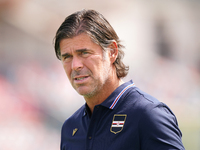 Andrea Sottil, head coach of UC Sampdoria, watches the Serie B match between Cosenza and Sampdoria at the Stadio ''Gigi Marulla'' in Cosenza...