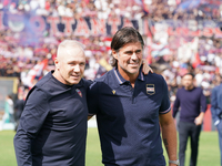 Massimiliano Alvini, head coach of Cosenza Calcio, during the Serie B match between Cosenza and Sampdoria at the Stadio Gigi Marulla in Cose...