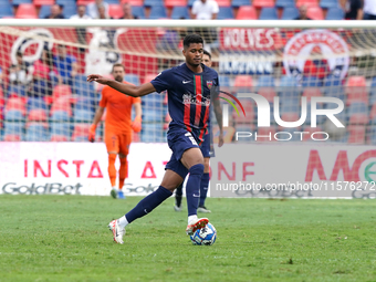 Charlys of Cosenza is in action during the Serie B match between Cosenza and Sampdoria at the Stadio ''Gigi Marulla'' in Cosenza, Italy, on...