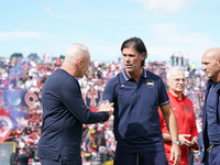 Massimiliano Alvini, head coach of Cosenza Calcio, during the Serie B match between Cosenza and Sampdoria at the Stadio Gigi Marulla in Cose...