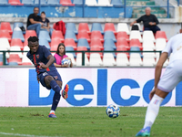 Christian Kouan of Cosenza is in action during the Serie B match between Cosenza and Sampdoria at the Stadio ''Gigi Marulla'' in Cosenza, It...