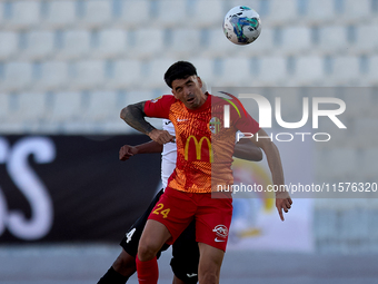 Leandro Lautaro Lacunza of Birkirkara is in action during the Malta 360 Sports Premier League soccer match between Hibernians and Birkirkara...