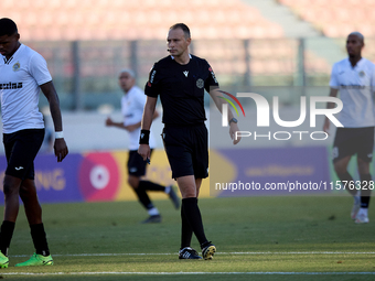 Malta FA appoints match referee Slobodan Petrovic during the Malta 360 Sports Premier League soccer match between Hibernians and Birkirkara...