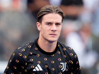 Nicolo' Fagioli of Juventus FC looks on during the Serie A Enilive match between Empoli FC and Juventus FC at Stadio Carlo Castellani on Sep...