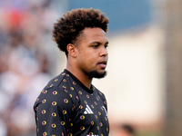 Weston McKennie of Juventus FC looks on during the Serie A Enilive match between Empoli FC and Juventus FC at Stadio Carlo Castellani on Sep...