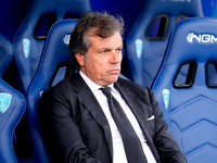 Cristiano Giuntoli sport director of Juventus FC looks on during the Serie A Enilive match between Empoli FC and Juventus FC at Stadio Carlo...