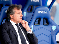 Cristiano Giuntoli sport director of Juventus FC looks on during the Serie A Enilive match between Empoli FC and Juventus FC at Stadio Carlo...