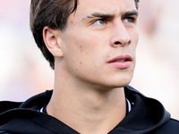 Kenan Yildiz of Juventus FC looks on during the Serie A Enilive match between Empoli FC and Juventus FC at Stadio Carlo Castellani on Septem...