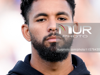 Douglas Luiz of Juventus FC looks on during the Serie A Enilive match between Empoli FC and Juventus FC at Stadio Carlo Castellani on Septem...