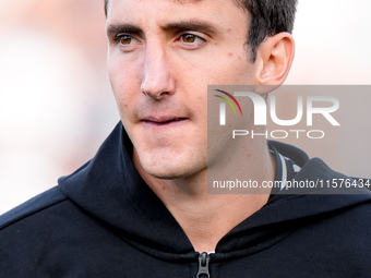 Andrea Cambiaso of Juventus FC during the Serie A Enilive match between Empoli FC and Juventus FC at Stadio Carlo Castellani on September 14...