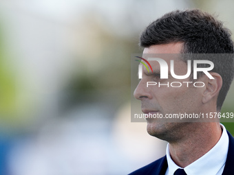 Thiago Motta head coach of Juventus FC looks on during the Serie A Enilive match between Empoli FC and Juventus FC at Stadio Carlo Castellan...