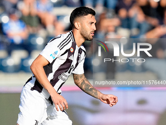 Nicolas Gonzalez of Juventus FC looks on during the Serie A Enilive match between Empoli FC and Juventus FC at Stadio Carlo Castellani on Se...