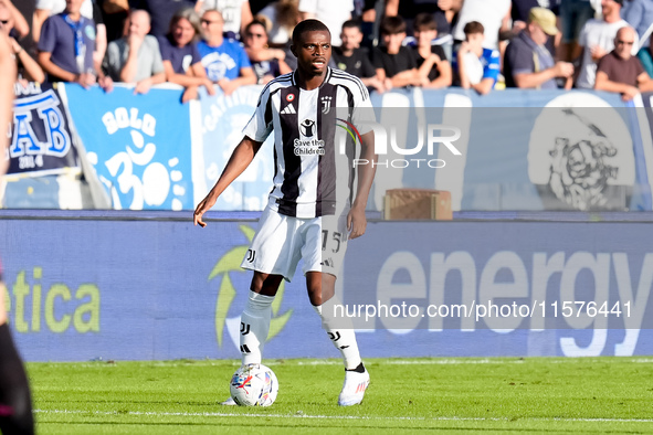 Pierre Kalulu of Juventus FC during the Serie A Enilive match between Empoli FC and Juventus FC at Stadio Carlo Castellani on September 14,...