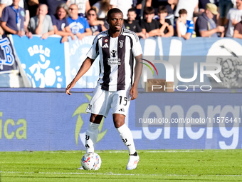 Pierre Kalulu of Juventus FC during the Serie A Enilive match between Empoli FC and Juventus FC at Stadio Carlo Castellani on September 14,...