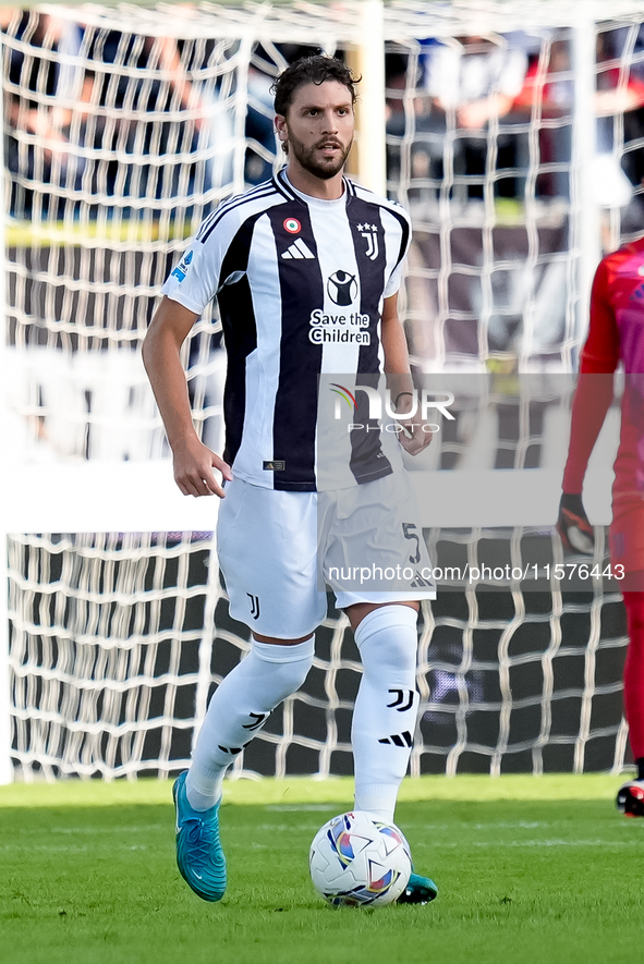 Manuel Locatelli of Juventus FC during the Serie A Enilive match between Empoli FC and Juventus FC at Stadio Carlo Castellani on September 1...