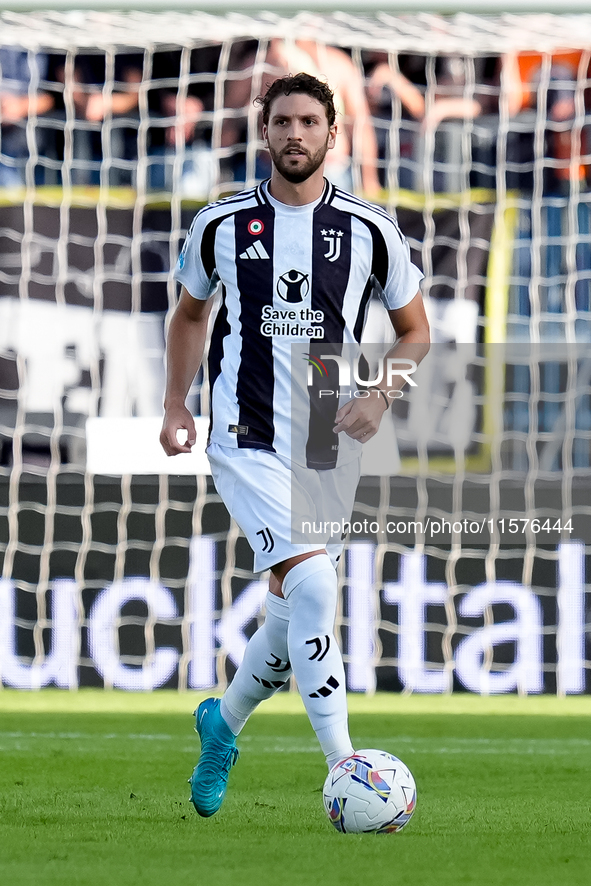 Manuel Locatelli of Juventus FC during the Serie A Enilive match between Empoli FC and Juventus FC at Stadio Carlo Castellani on September 1...