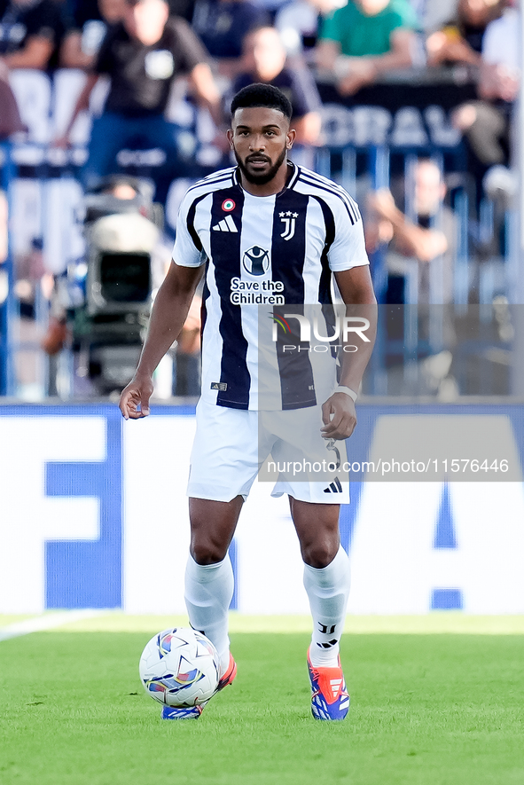 Bremer of Juventus FC during the Serie A Enilive match between Empoli FC and Juventus FC at Stadio Carlo Castellani on September 14, 2024 in...