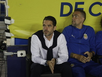 Fernando Gago, Head Coach of Chivas de Guadalajara, reacts during the 17th round match of the Torneo de Apertura as part of the Liga MX betw...