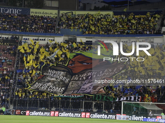 America fans during the 17th round match of the Torneo de Apertura as part of the Liga MX between Chivas de Guadalajara and America at Estad...