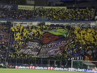 America fans during the 17th round match of the Torneo de Apertura as part of the Liga MX between Chivas de Guadalajara and America at Estad...