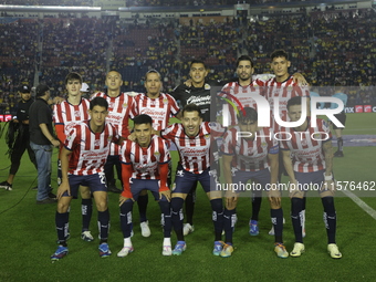 Team Chivas de Guadalajara poses before the 17th round match of the Torneo de Apertura as part of the Liga MX between Chivas de Guadalajara...