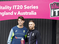 Match presentation during the third Vitality T20 International between England and Australia at Emirates Old Trafford in Manchester, England...