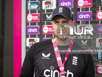 Match presentation during the third Vitality T20 International between England and Australia at Emirates Old Trafford in Manchester, England...