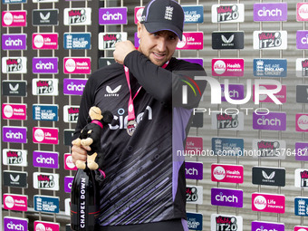 Match presentation during the third Vitality T20 International between England and Australia at Emirates Old Trafford in Manchester, England...