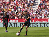 Pedri of FC Barcelona during the La Liga EA SPORTS match against Girona in Barcelona, Spain, on September 15, 2024 (