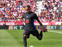 Raphinha of FC Barcelona during the La Liga EA SPORTS match against Girona in Barcelona, Spain, on September 15, 2024 (