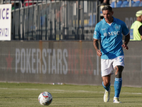 Pasquale Mazzocchi (Napoli SSC) during the Serie A TIM match between Cagliari Calcio and Napoli SSC in Italy, on September 15, 2024 (