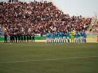 Cagliari Team and Napoli Team during the Serie A TIM match between Cagliari Calcio and Napoli SSC in Italy on September 15, 2024 (