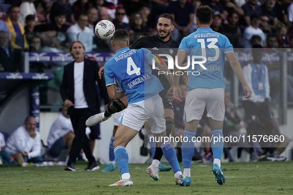 Paulo Azzi (#37 Cagliari Calcio) during the Serie A TIM match between Cagliari Calcio and Napoli SSC in Italy, on September 15, 2024 